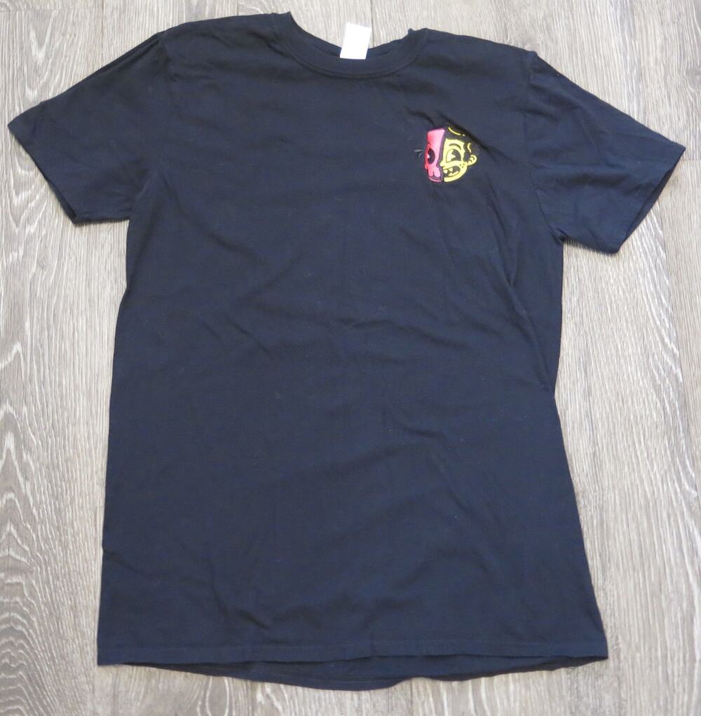 BENDY and THE INK MACHINE T Shirt Size M Applique Black Casual Goth Gaming